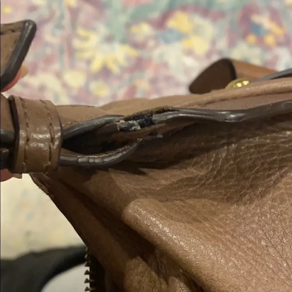 Kooba Leather Barkley Satchel in 'Naked'